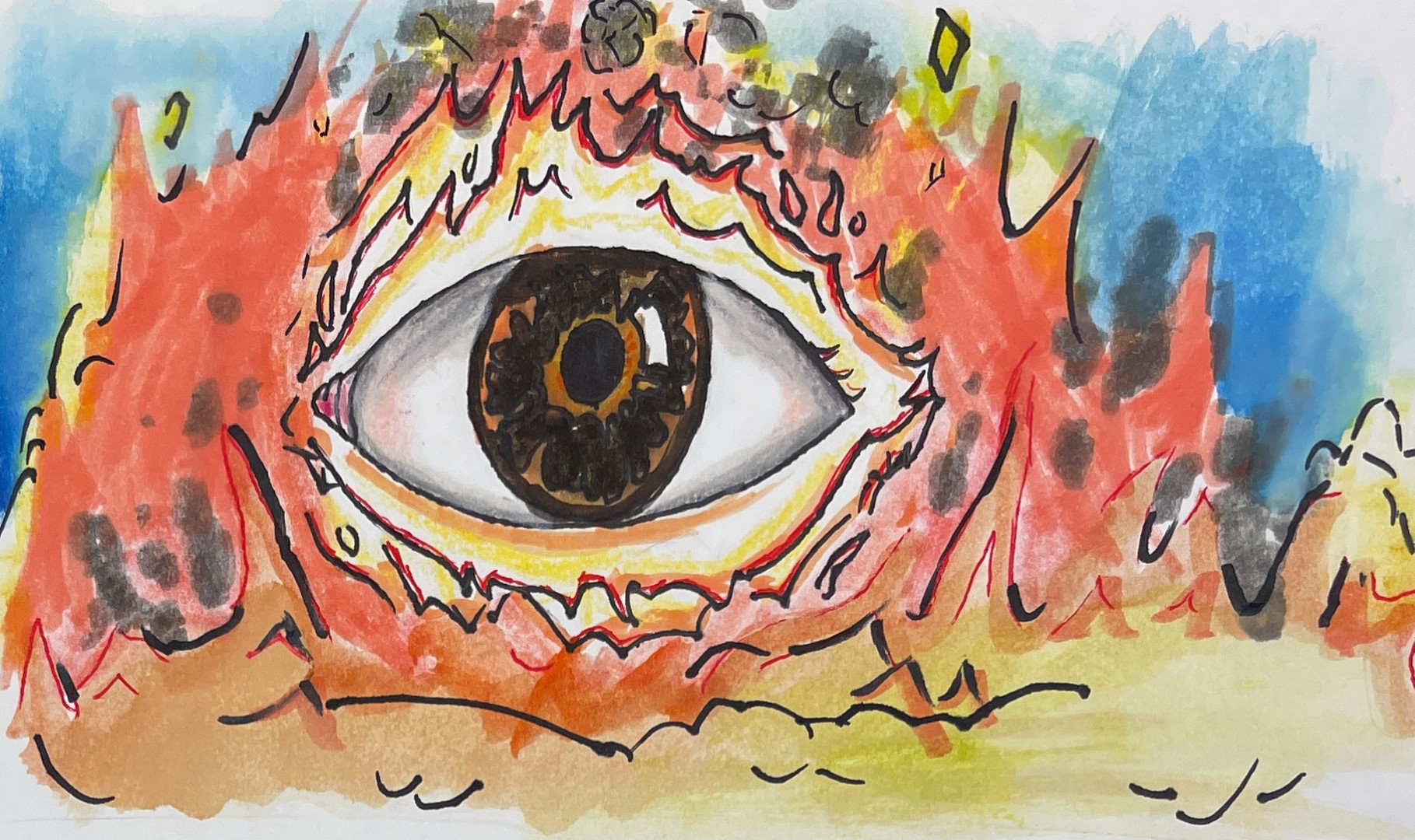 "Eye of the Fire" by August Clark